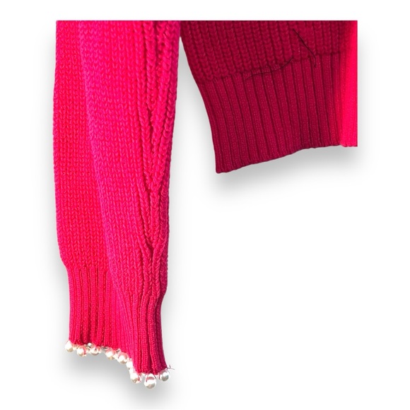 BELLDINI Pink Pearl Embellished sweater NWOT SZ  XL - Picture 6 of 10